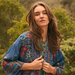 Johnny Was Eilona Cropped Kimono